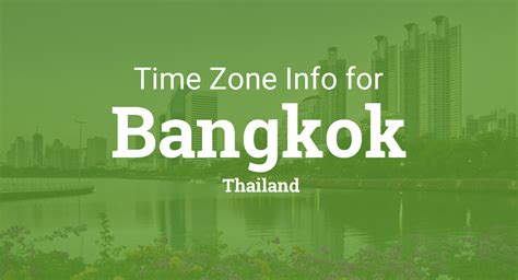 bangkok time difference